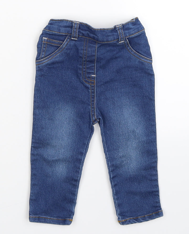 George Baby Blue Denim Capri Jeans Size 6-9 Months