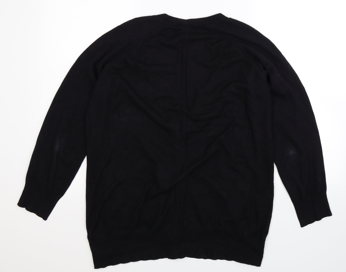 George Womens Black  Knit Cardigan Jumper Size 18