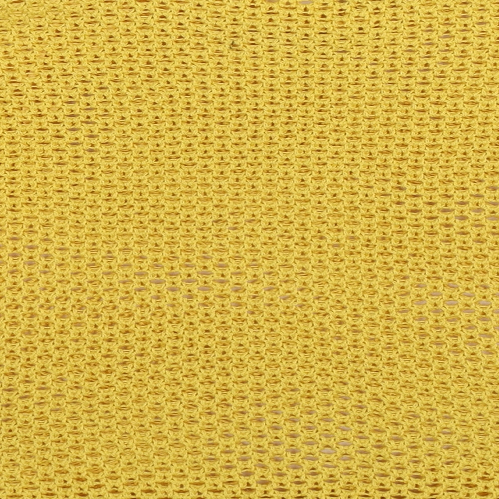 Peacocks Womens Yellow  Knit Pullover Jumper Size S