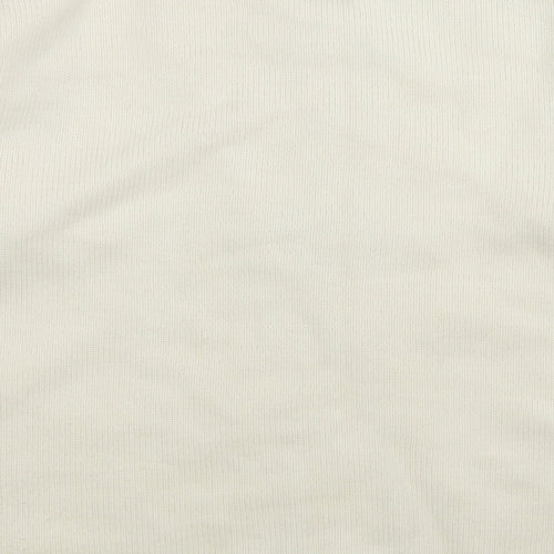 Paramour Womens White Floral Knit Cardigan Jumper One Size