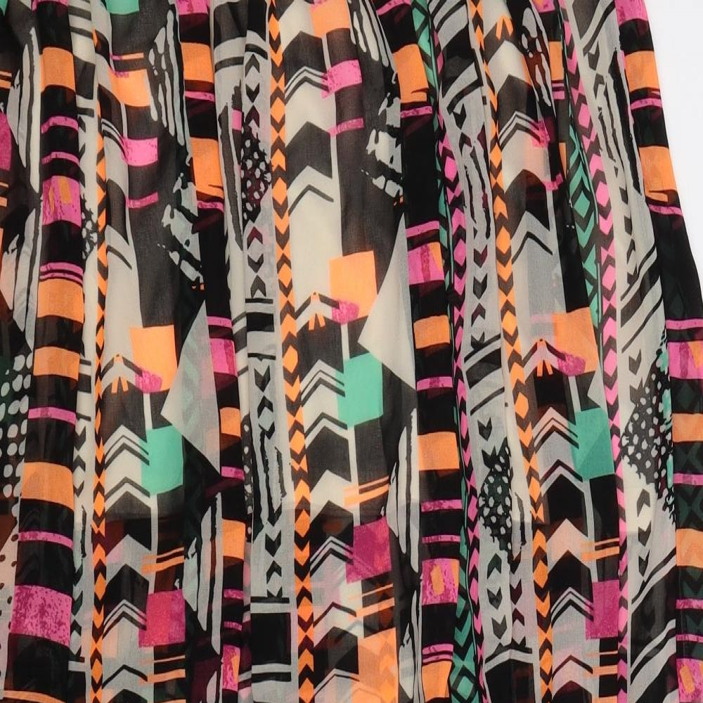 NEXT Womens Multicoloured Geometric  Maxi Skirt Size 16