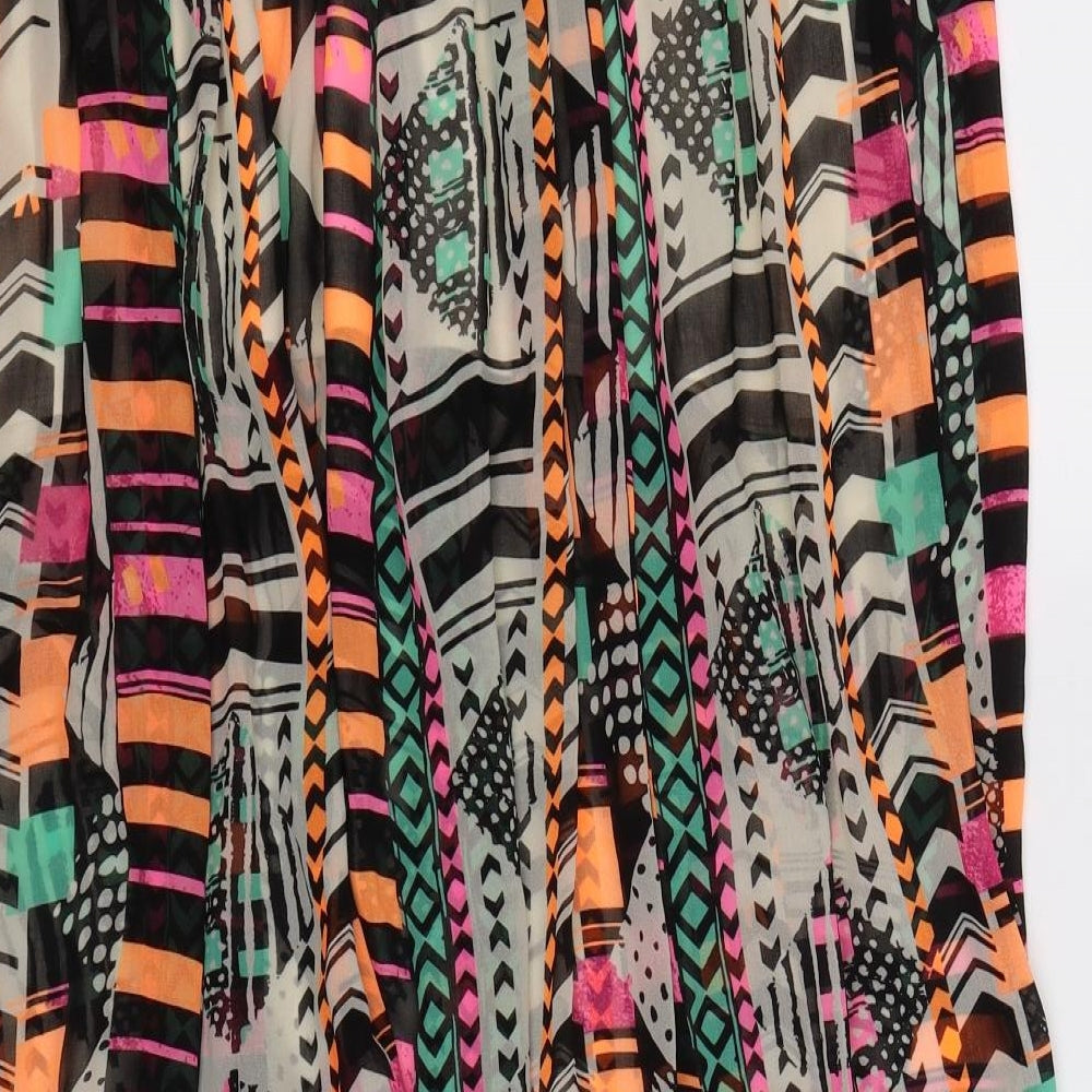 NEXT Womens Multicoloured Geometric  Maxi Skirt Size 16