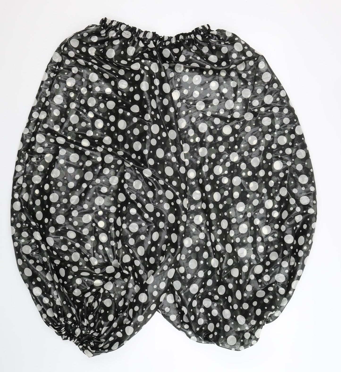 Billies Bazaar Womens Black Polka Dot  Trousers  Size 33 in L25 in