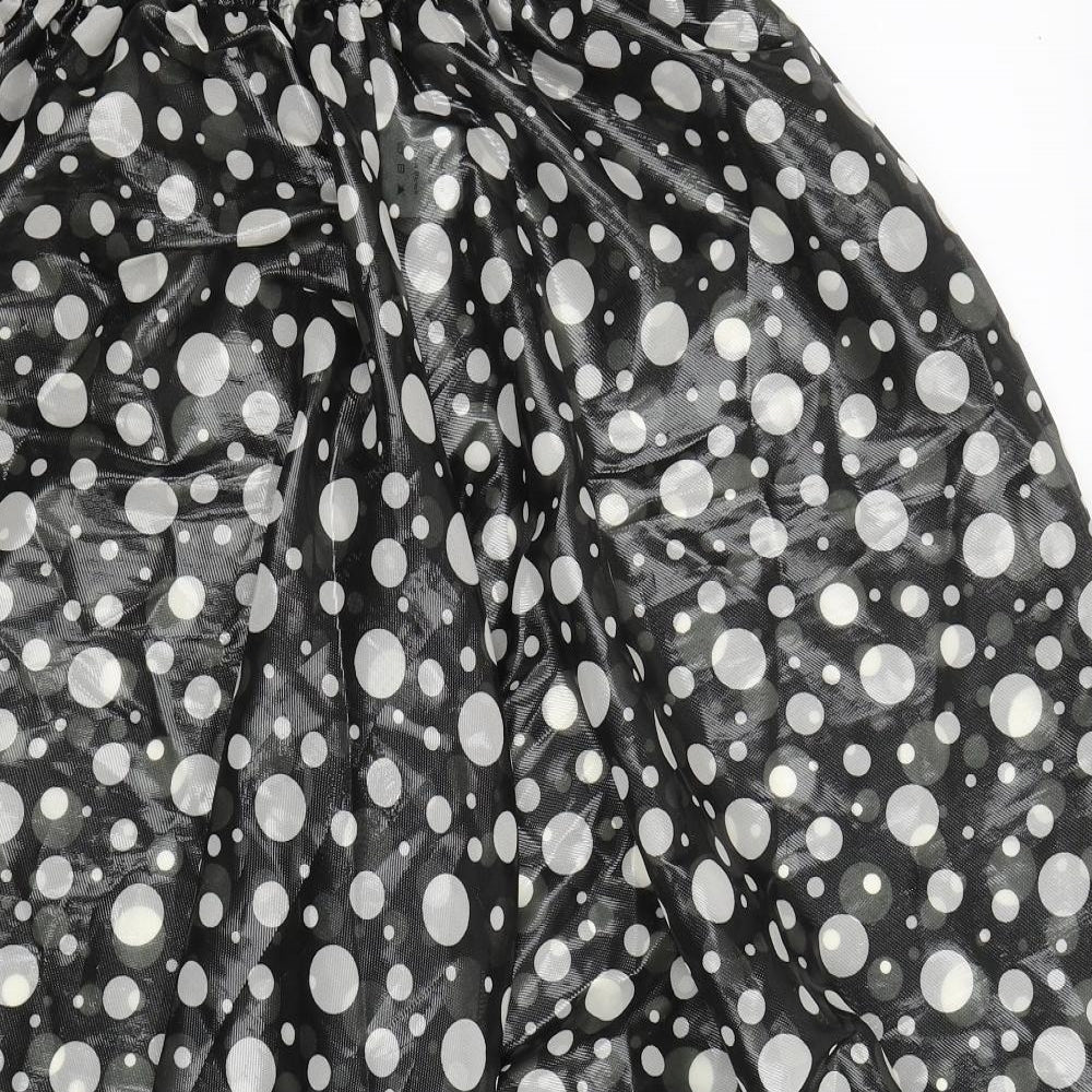 Billies Bazaar Womens Black Polka Dot  Trousers  Size 33 in L25 in