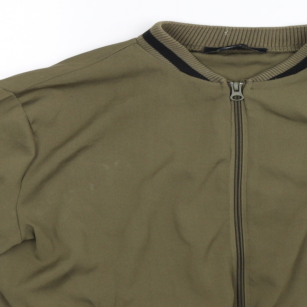 Atmosphere Womens Green   Bomber Jacket Jacket Size 12
