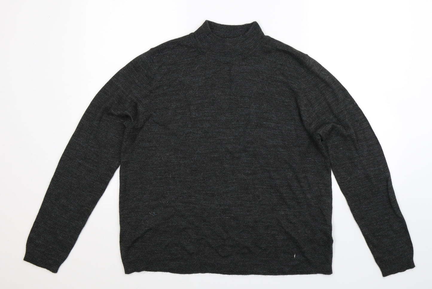 Peacocks Womens Black  Knit Pullover Jumper Size 18