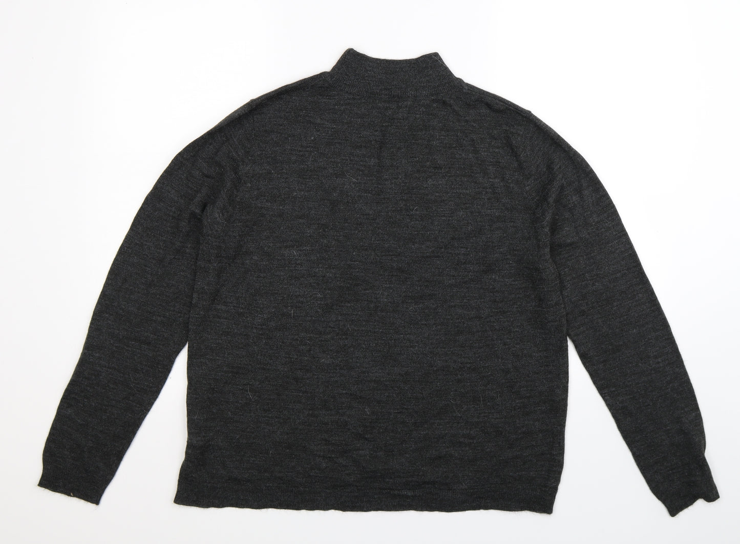 Peacocks Womens Black  Knit Pullover Jumper Size 18