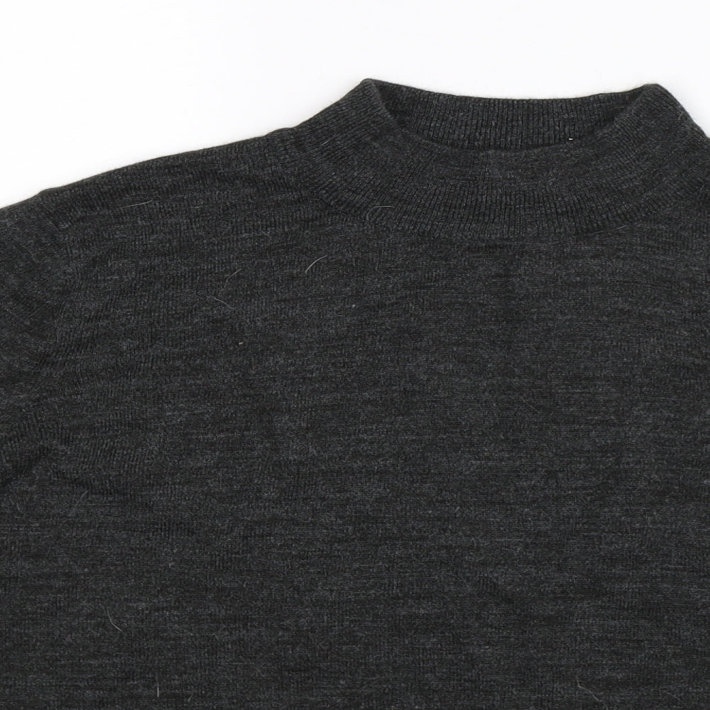 Peacocks Womens Black  Knit Pullover Jumper Size 18