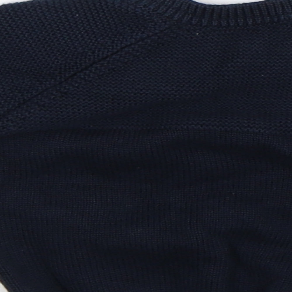 Nutmeg Baby Blue  Knit Pullover Jumper Size 3-6 Months