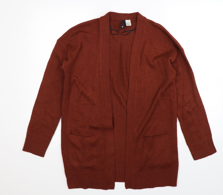 Divided Womens Brown  Knit Cardigan Jumper Size S