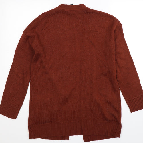 Divided Womens Brown  Knit Cardigan Jumper Size S