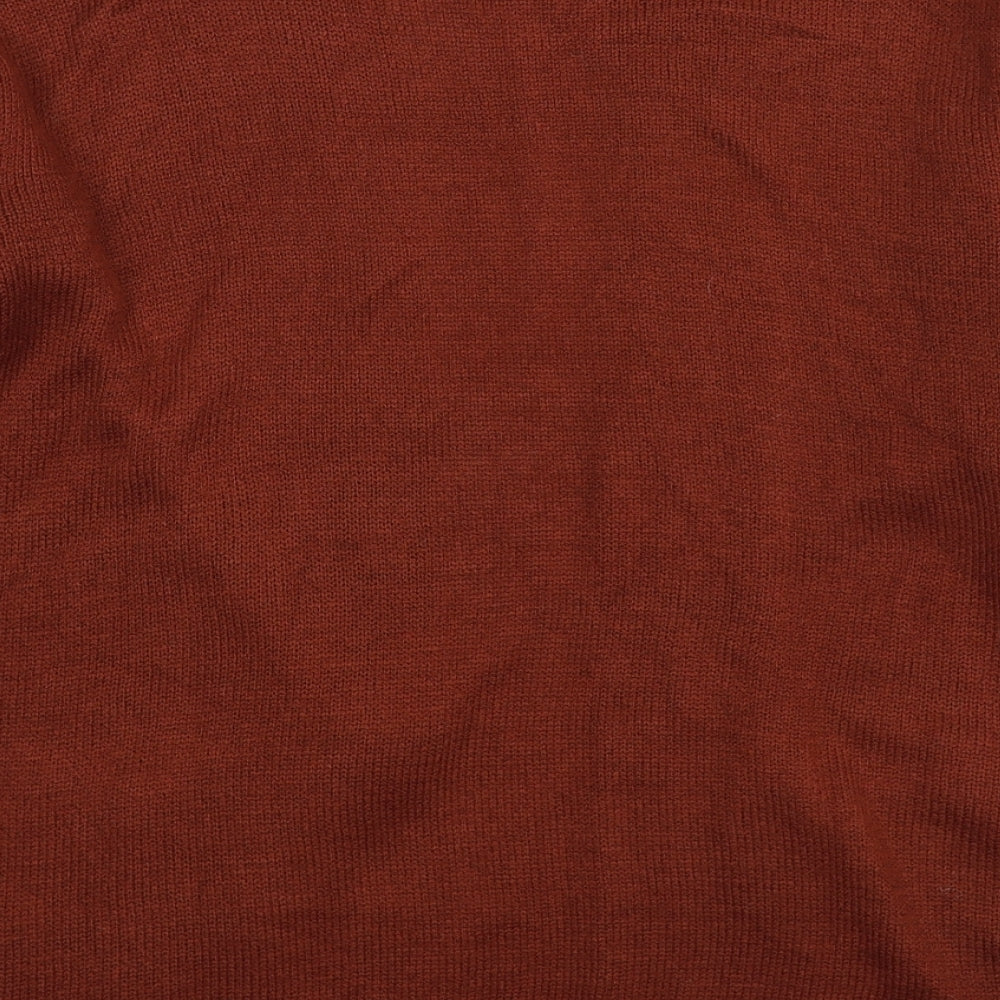 Divided Womens Brown  Knit Cardigan Jumper Size S