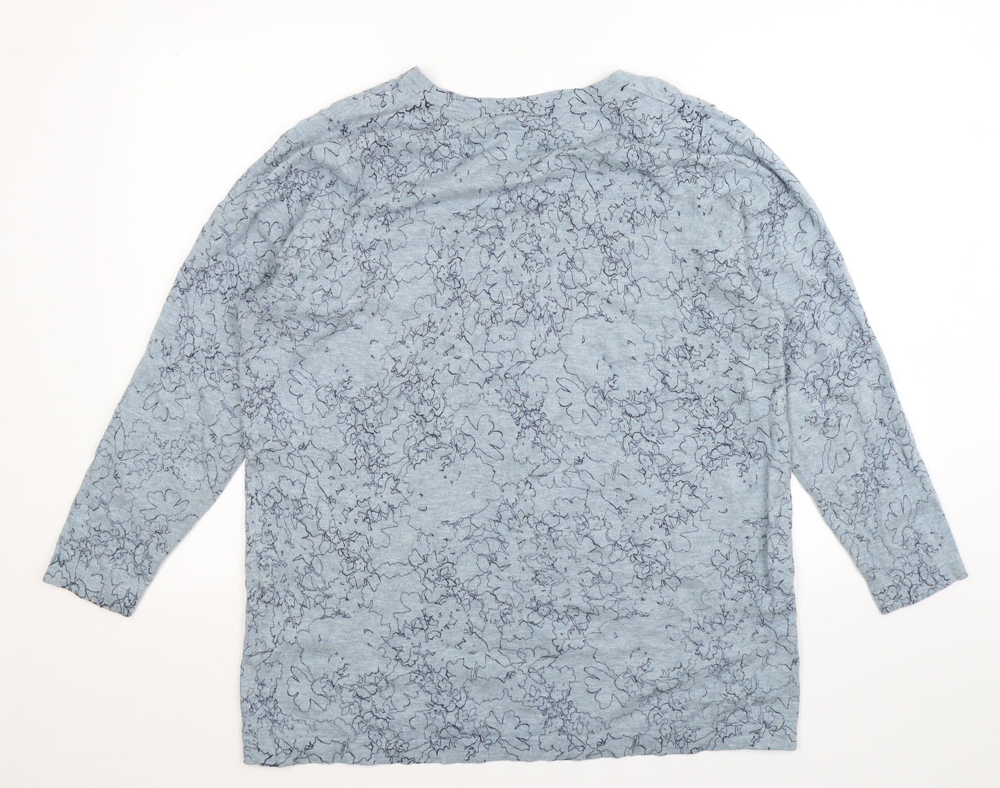NEXT Womens Blue  Knit Pullover Jumper Size 20