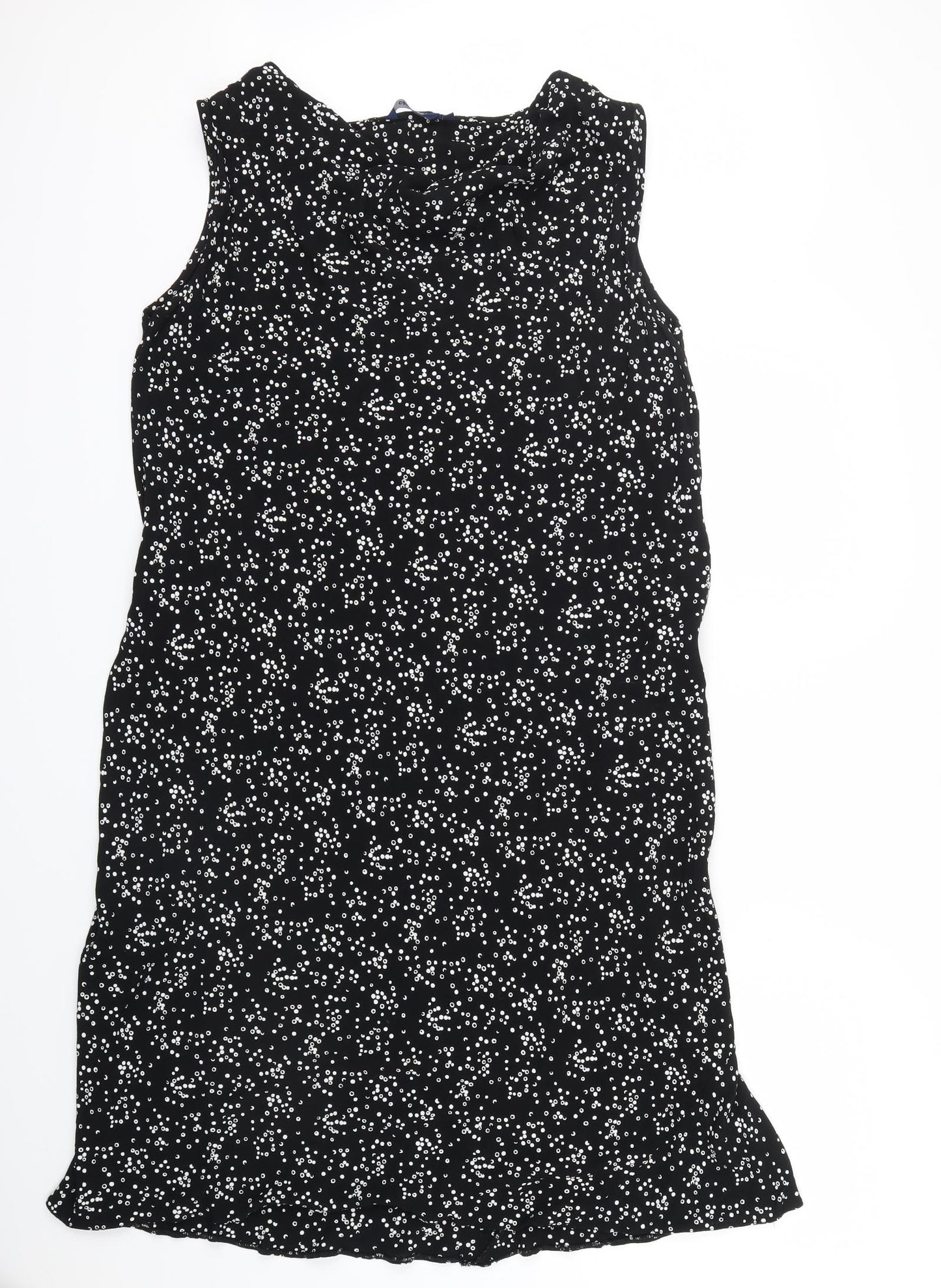 casualclub Womens Black Polka Dot  Fit & Flare  Size 20