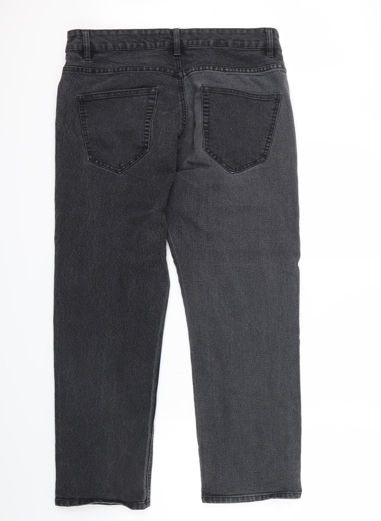 Easy Mens Grey   Straight Jeans Size 34 L28 in