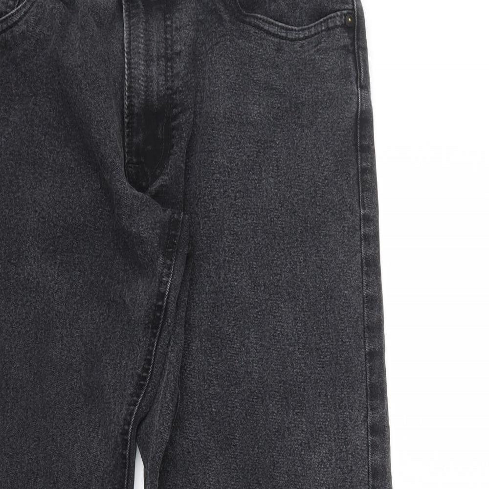 Easy Mens Grey   Straight Jeans Size 34 L28 in