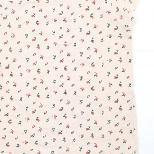 NEXT Girls Pink Floral  Basic Polo Size 10-11 Years