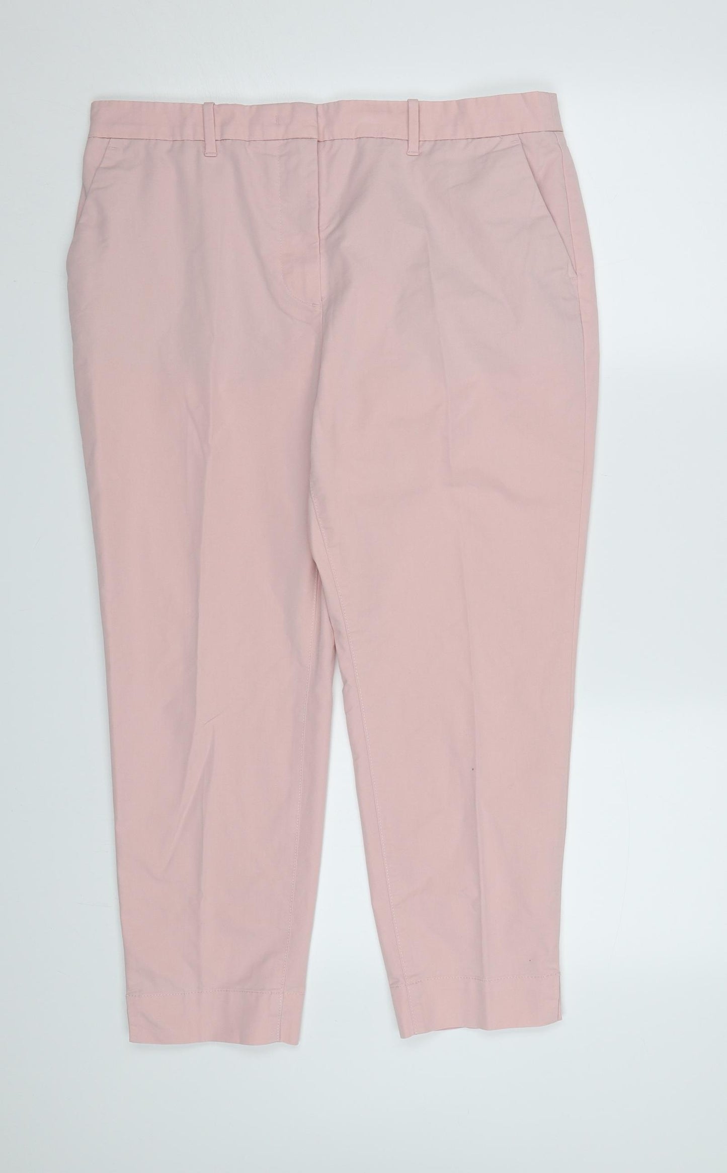 Marks and Spencer Womens Pink   Trousers  Size 14 L24 in