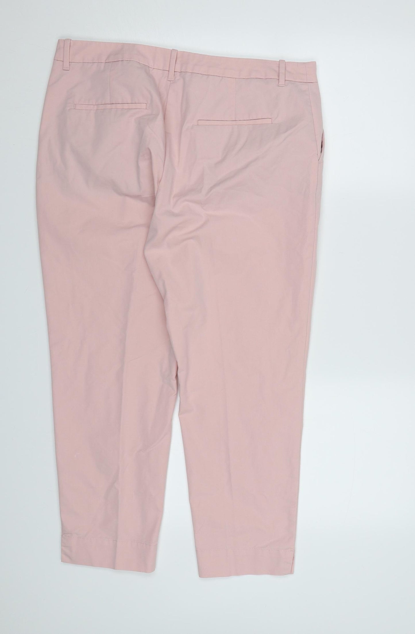 Marks and Spencer Womens Pink   Trousers  Size 14 L24 in