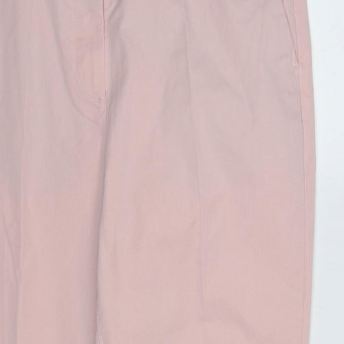 Marks and Spencer Womens Pink   Trousers  Size 14 L24 in