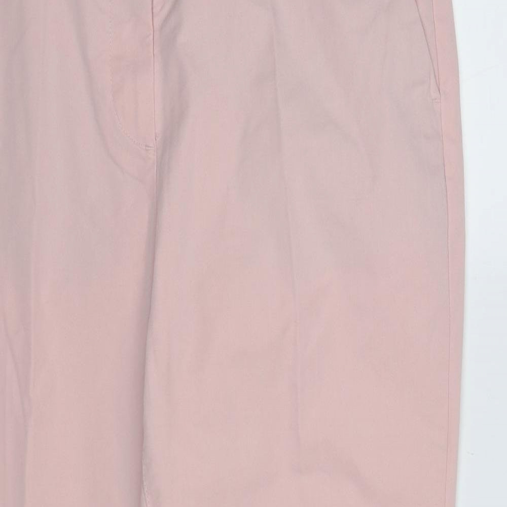 Marks and Spencer Womens Pink   Trousers  Size 14 L24 in
