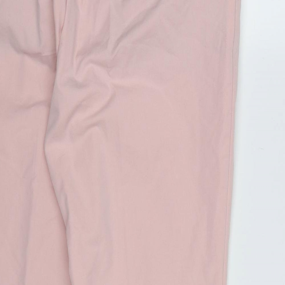 Marks and Spencer Womens Pink   Trousers  Size 14 L24 in