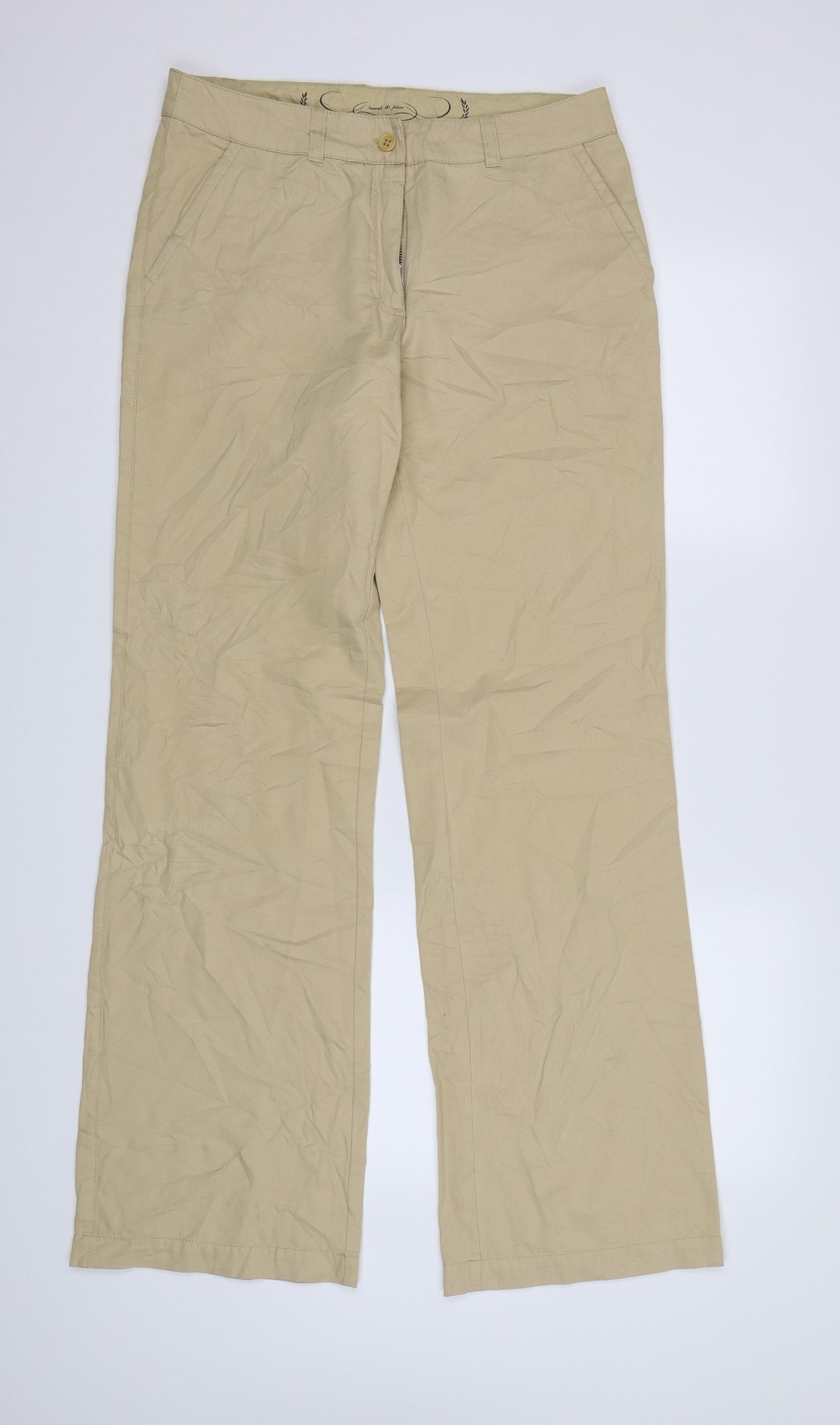 Preworn Womens Brown   Trousers  Size 10 L33 in