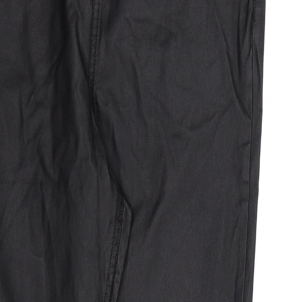 F&F Womens Black   Pedal Pusher Leggings Size 14 L28 in