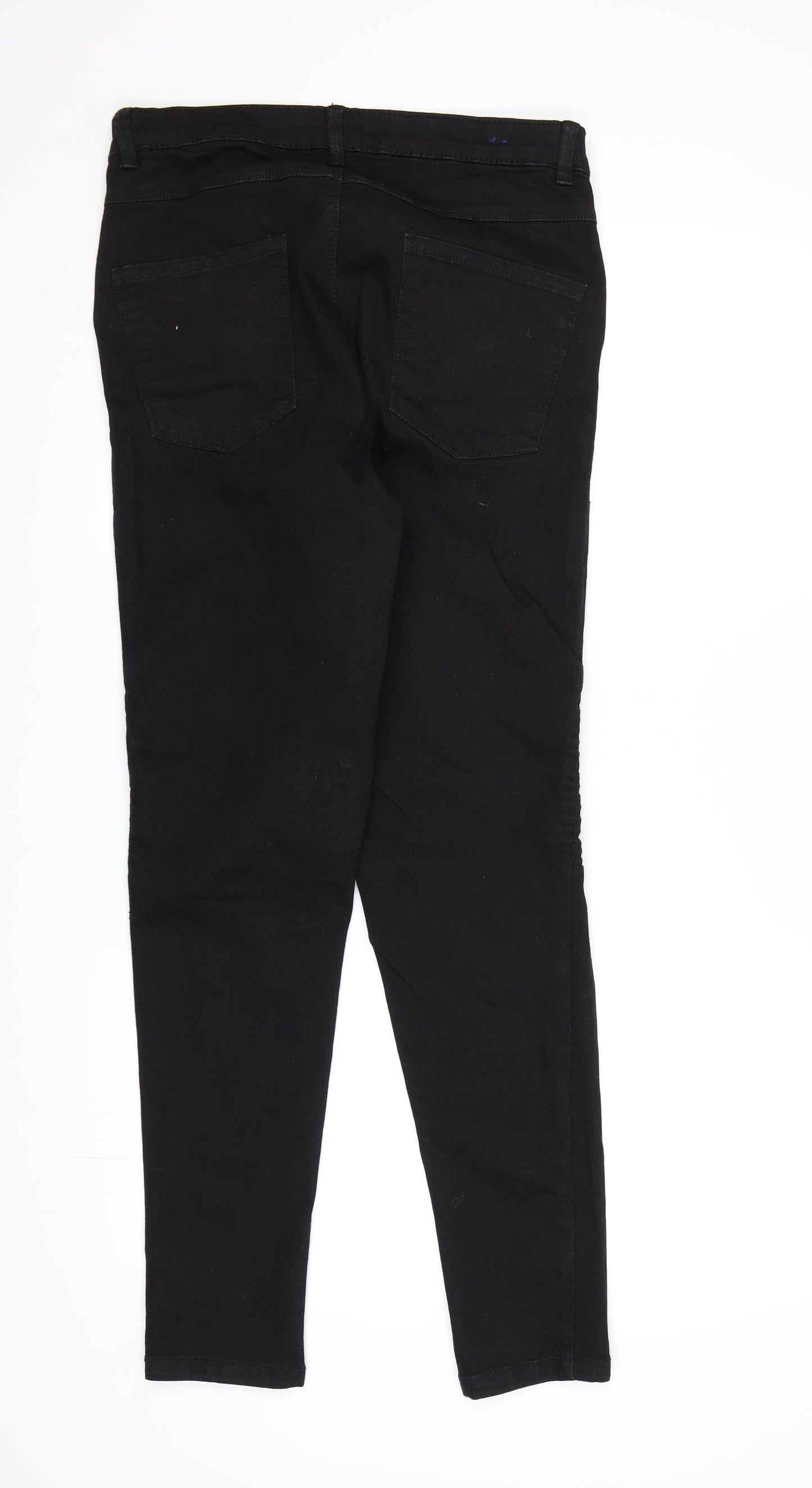 Defacto Womens Black  Denim Skinny Jeans Size 14 L28 in