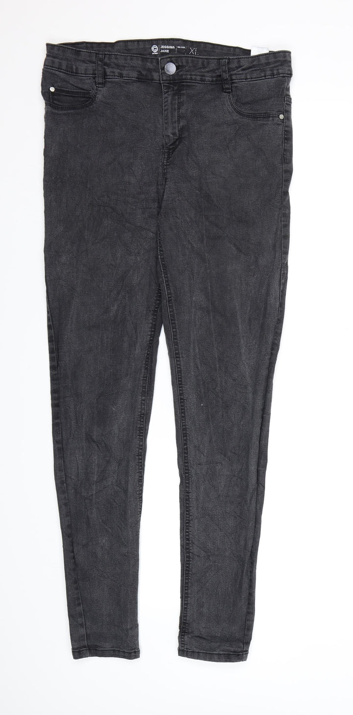 SD Jeans Womens Black  Denim Skinny Jeans Size XL L30 in