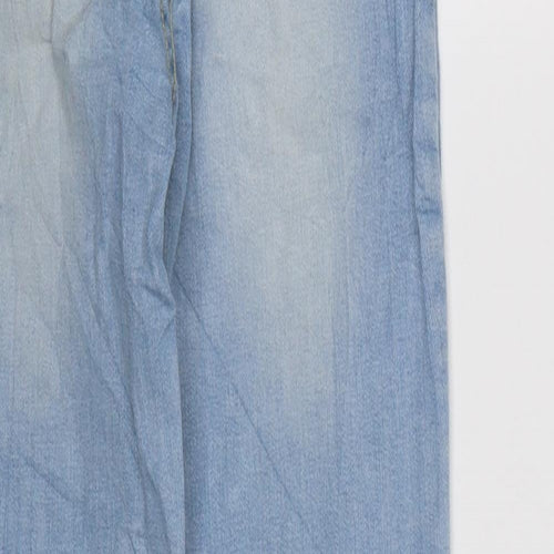 WOW Womens Blue  Denim Tapered Jeans Size 3XS L24 in