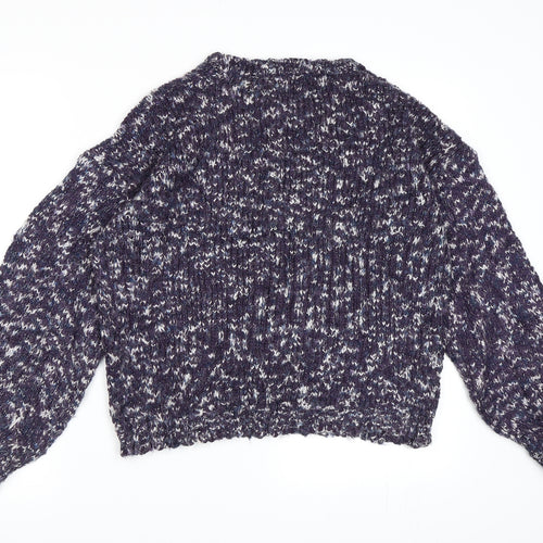 TU Womens Blue  Knit Pullover Jumper Size 14