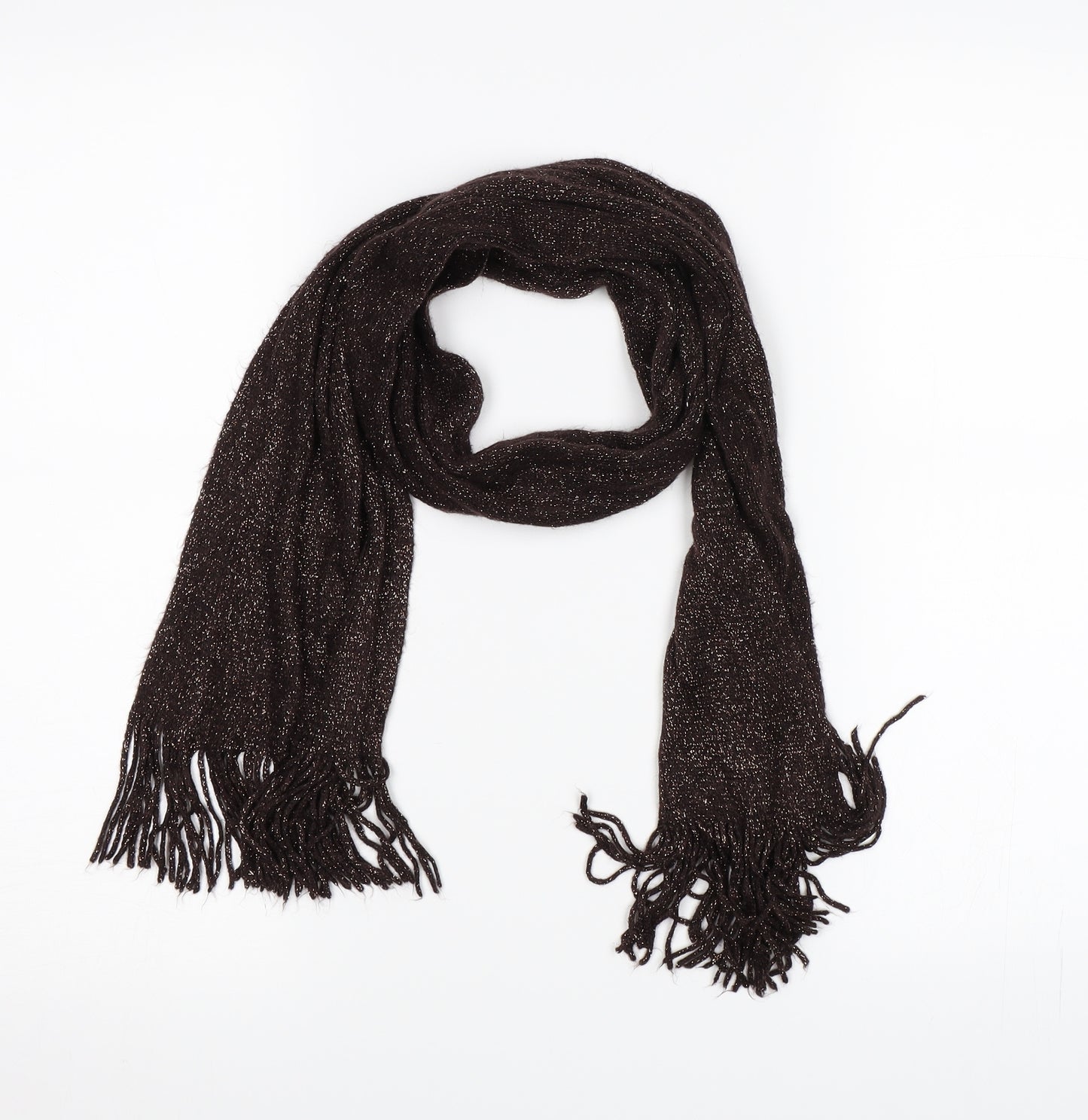 Preworn Womens Brown  Knit  Scarf