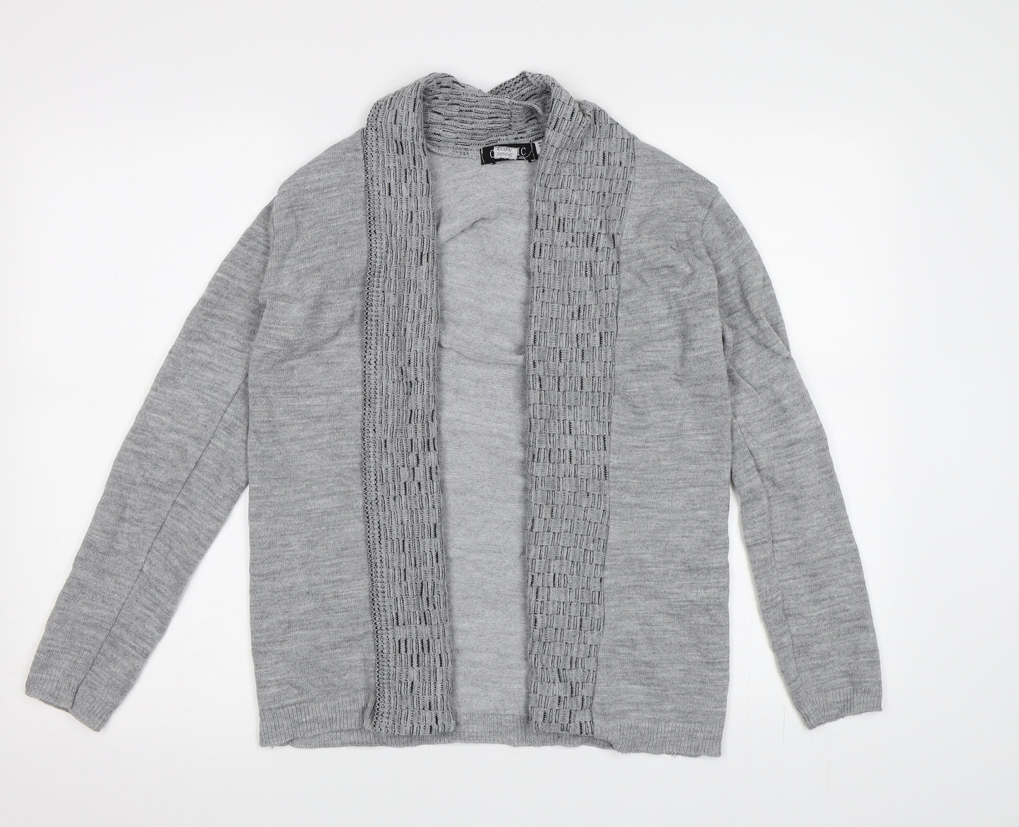 Preworn Womens Grey  Knit Cardigan Jumper Size S