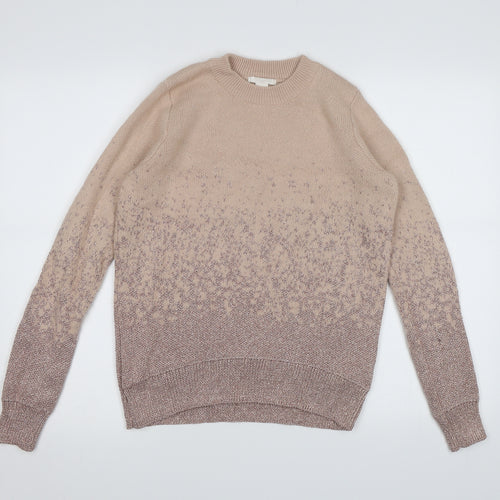 H&M Womens Pink  Knit Pullover Jumper Size S