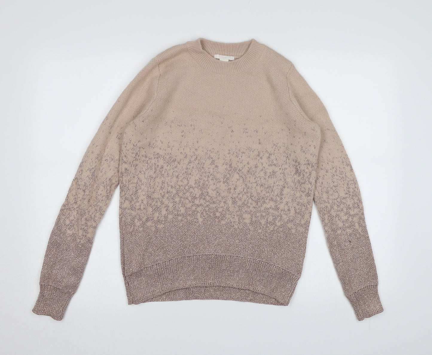 H&M Womens Pink  Knit Pullover Jumper Size S