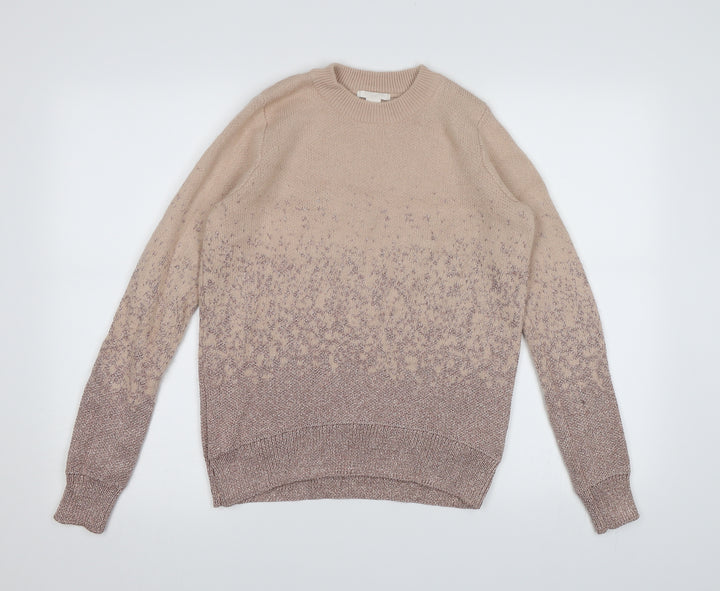 H&M Womens Pink  Knit Pullover Jumper Size S