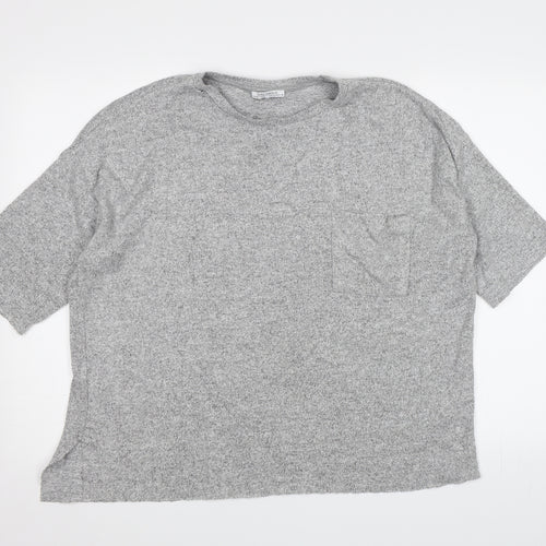 Zara Womens Grey  Knit  Jumper Size M