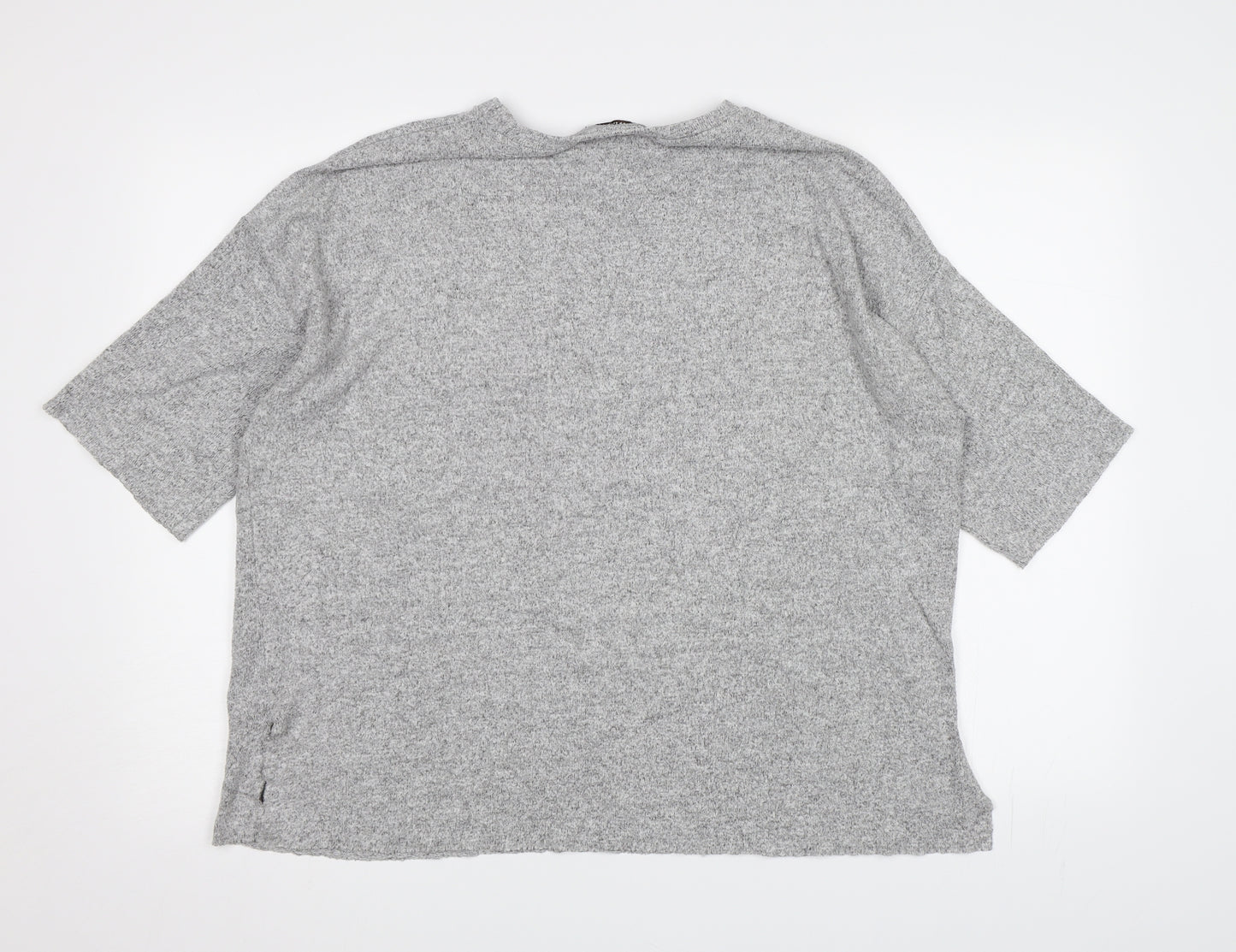 Zara Womens Grey  Knit  Jumper Size M