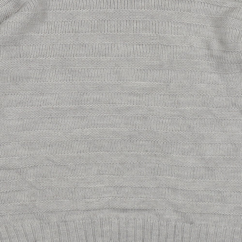 NEXT Womens Grey  Knit Pullover Jumper Size S