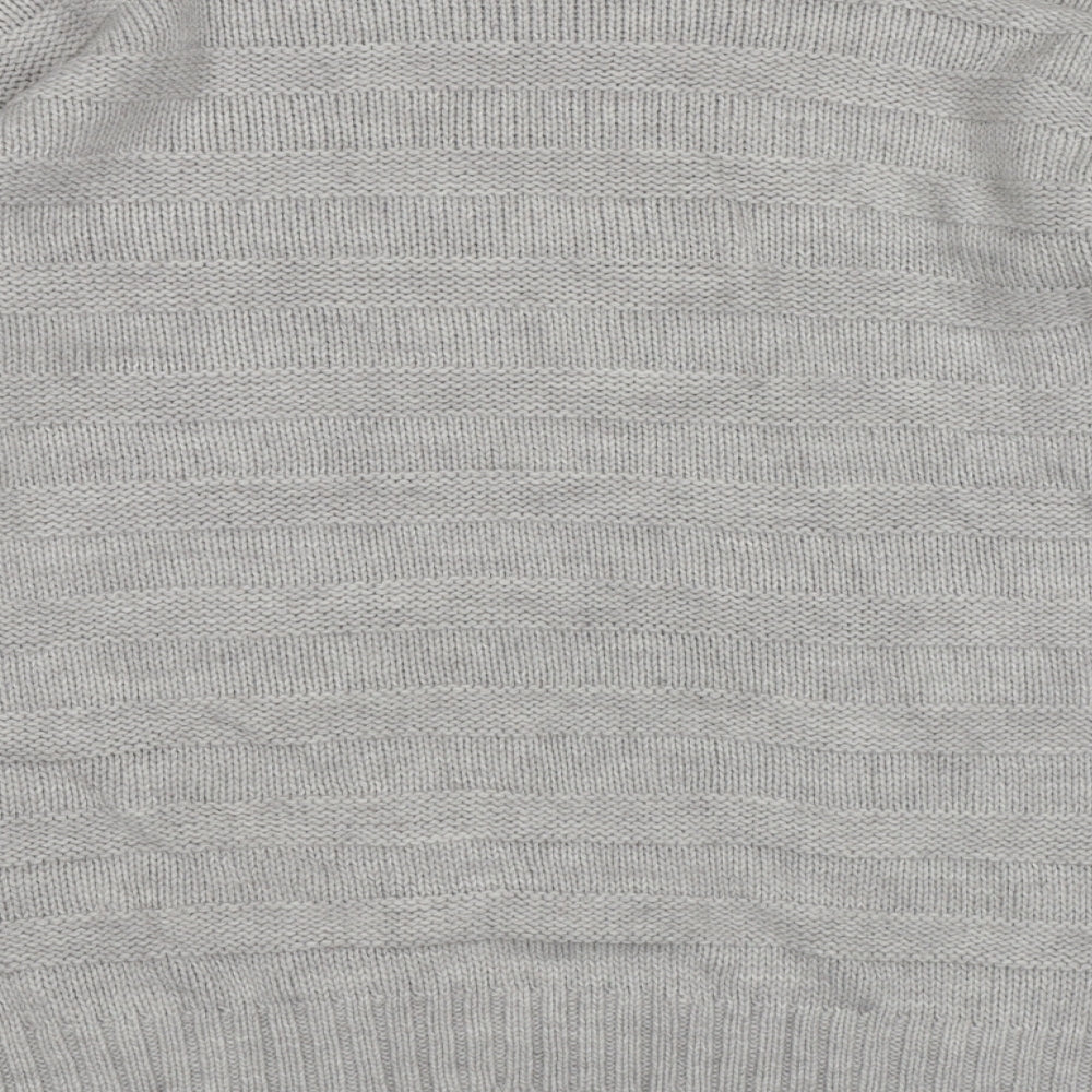 NEXT Womens Grey  Knit Pullover Jumper Size S