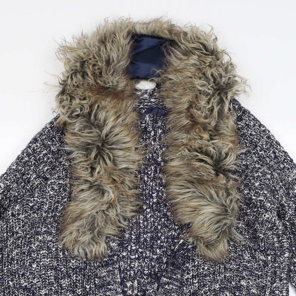 NEXT Womens Blue  Knit Cardigan Jumper Size XS