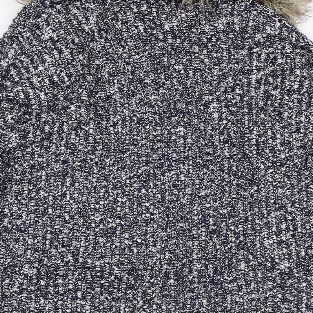 NEXT Womens Blue  Knit Cardigan Jumper Size XS