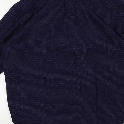 H&M Mens Blue    Button-Up Size M  - Front Pocket