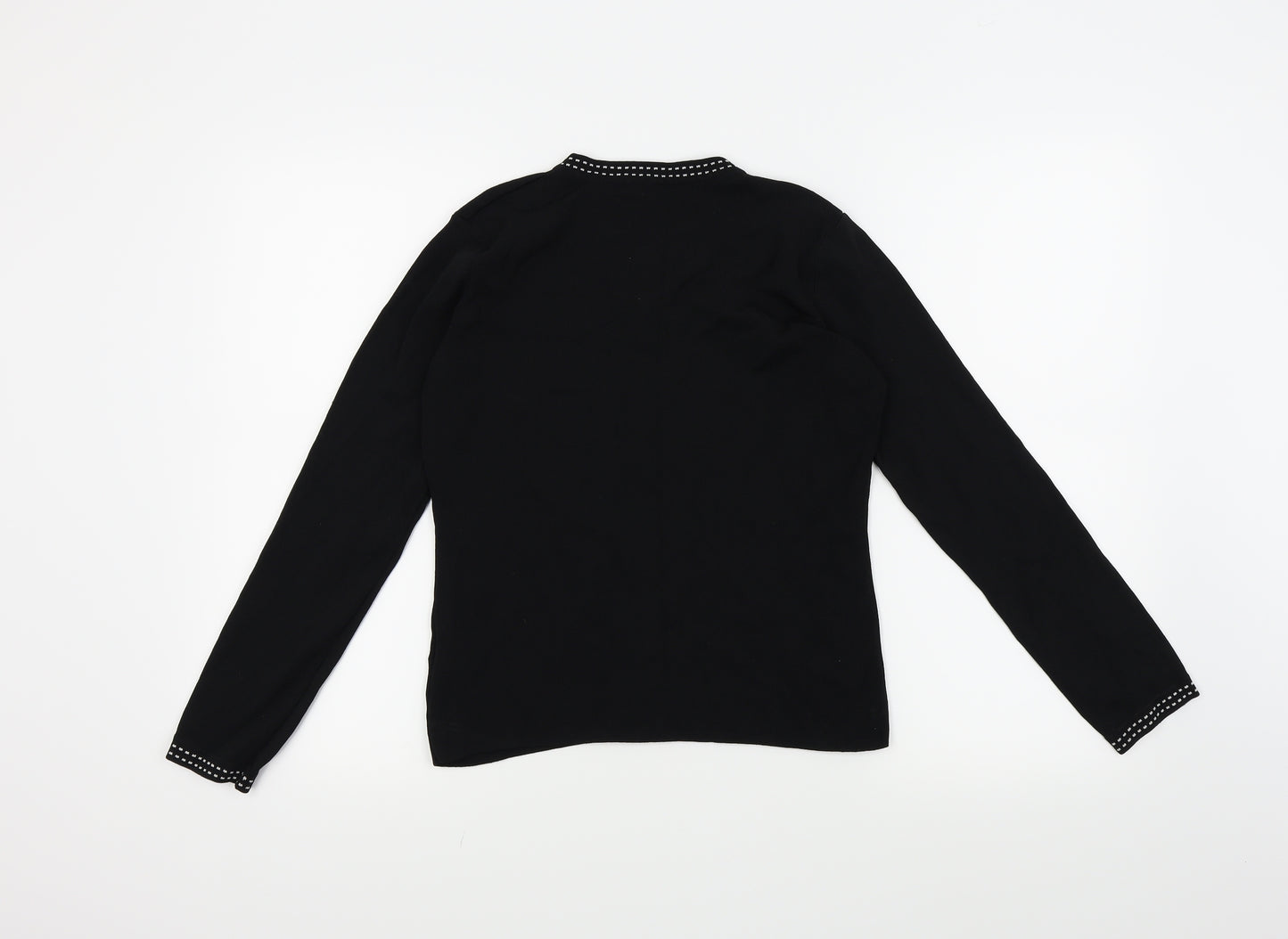 Debbie Morgan Womens Black   Pullover Jumper Size S