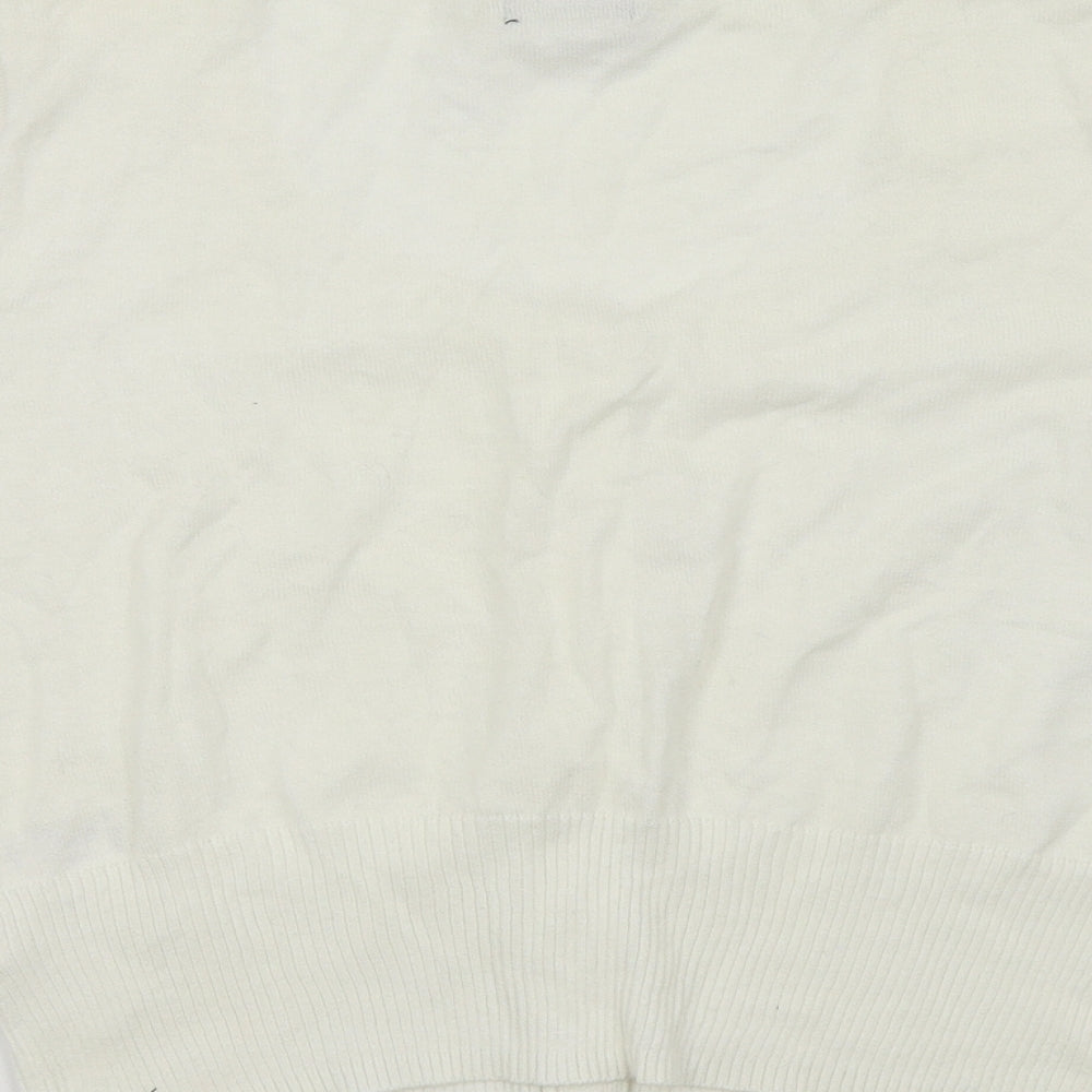 F&F Womens White   Cardigan Jumper Size 12