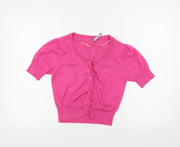 Atmosphere Womens Pink Cardigan Jumper Size 12