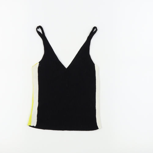 Stradivarius Girls Black   Basic Tank Size M
