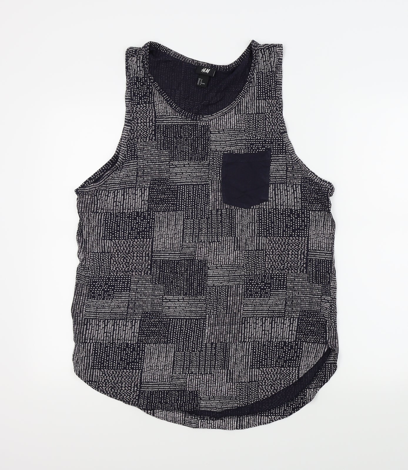 H&M Womens Blue   Basic Tank Size M