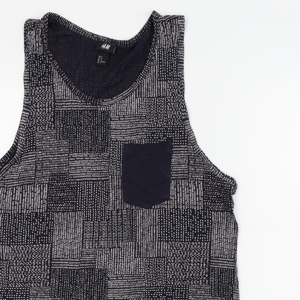 H&M Womens Blue   Basic Tank Size M